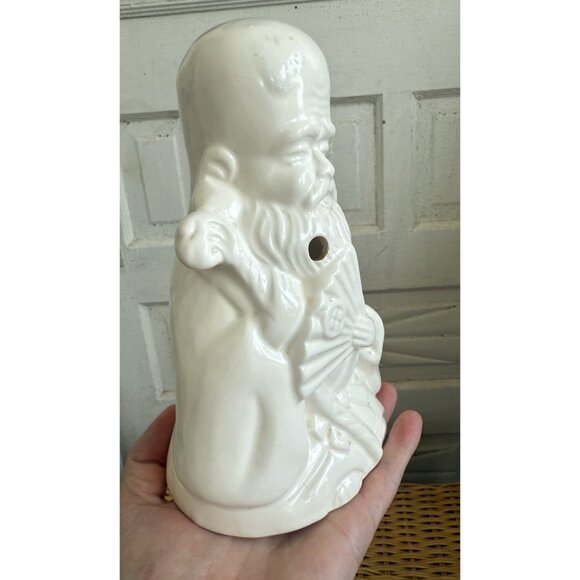 Vintage 70's Orchids of Hawaii Old Man White Ceramic Tiki Mug - Picture 7 of 8